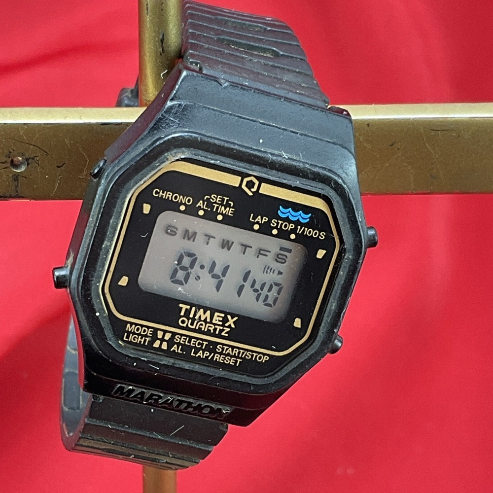 Timex Marathon 1985 Vintage Watch Timepiece Ladies New Battery‎